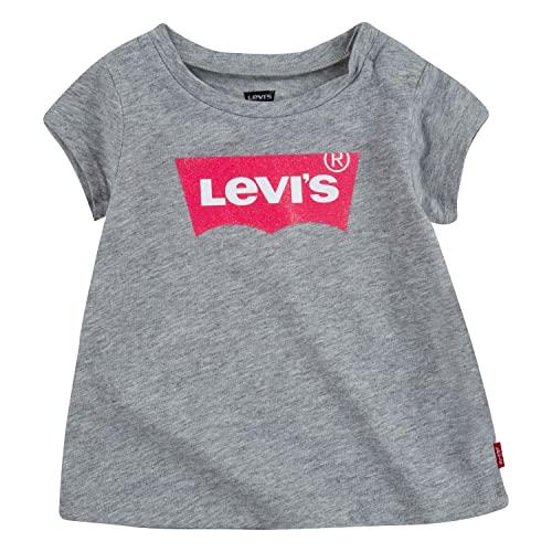 levi's baby batwing t-shirt, grey heather, 18m