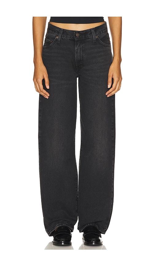 levi's baggy dad jeans in black.