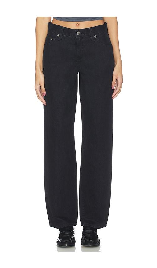 levi's baggy dad jeans in black.