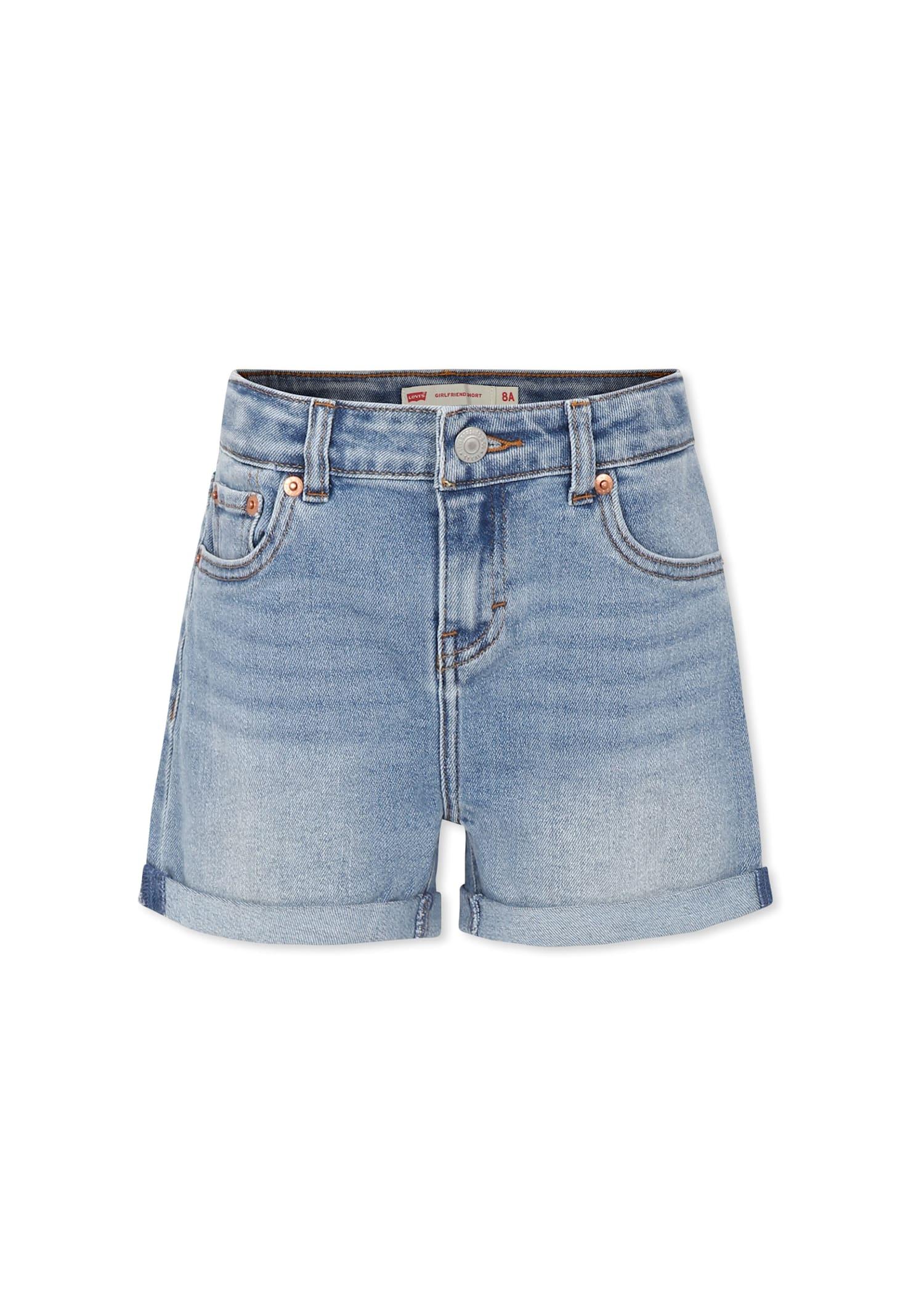 levi's denim shorts for girl