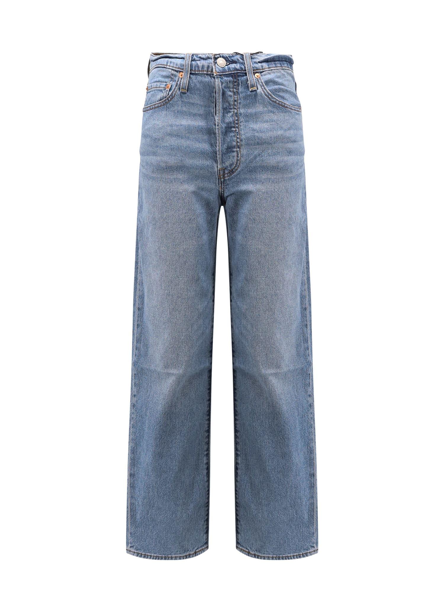 levi's ribcage straight ankle stretch denim jeans