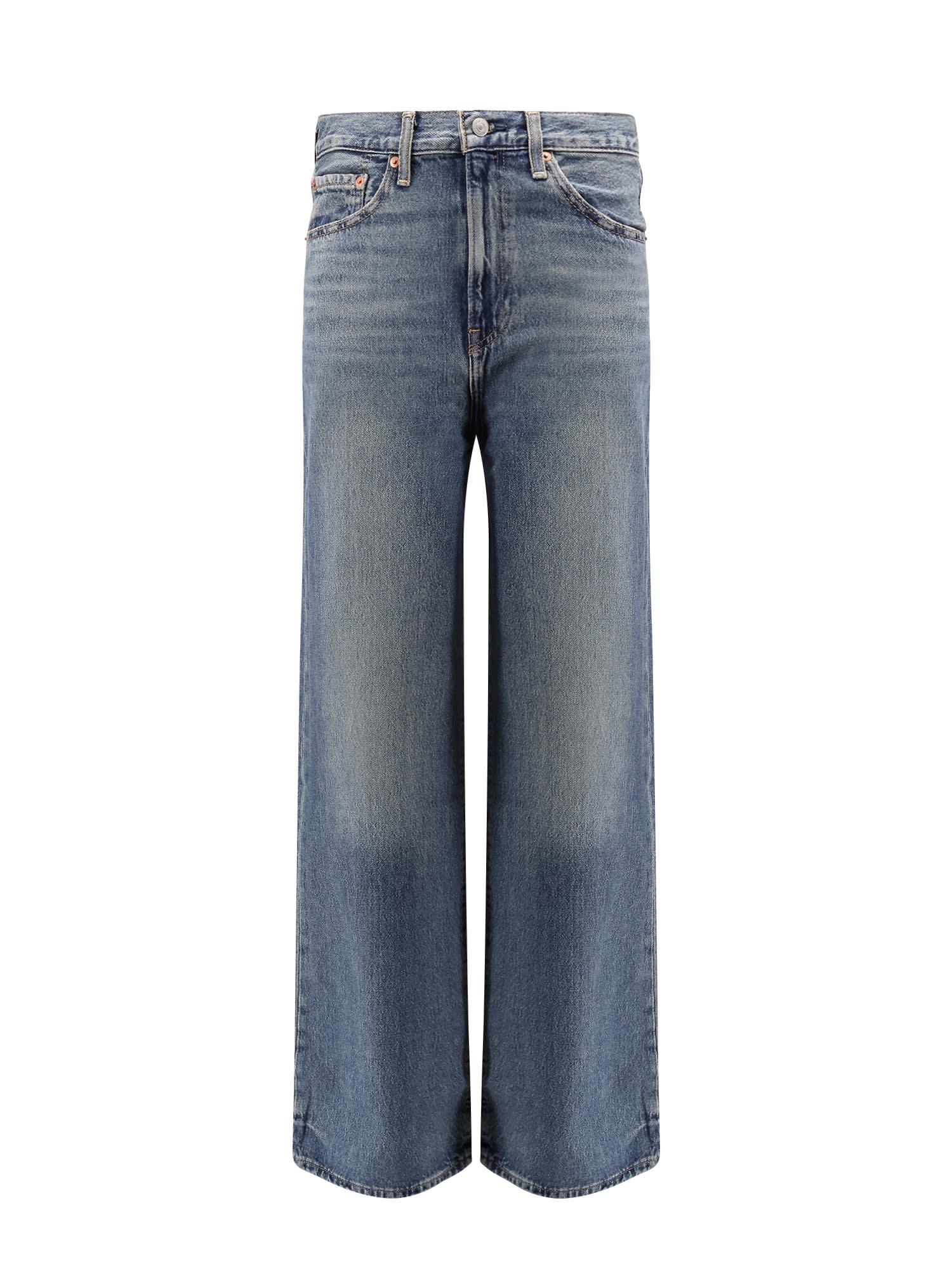 levi's ribcage wide leg jeans