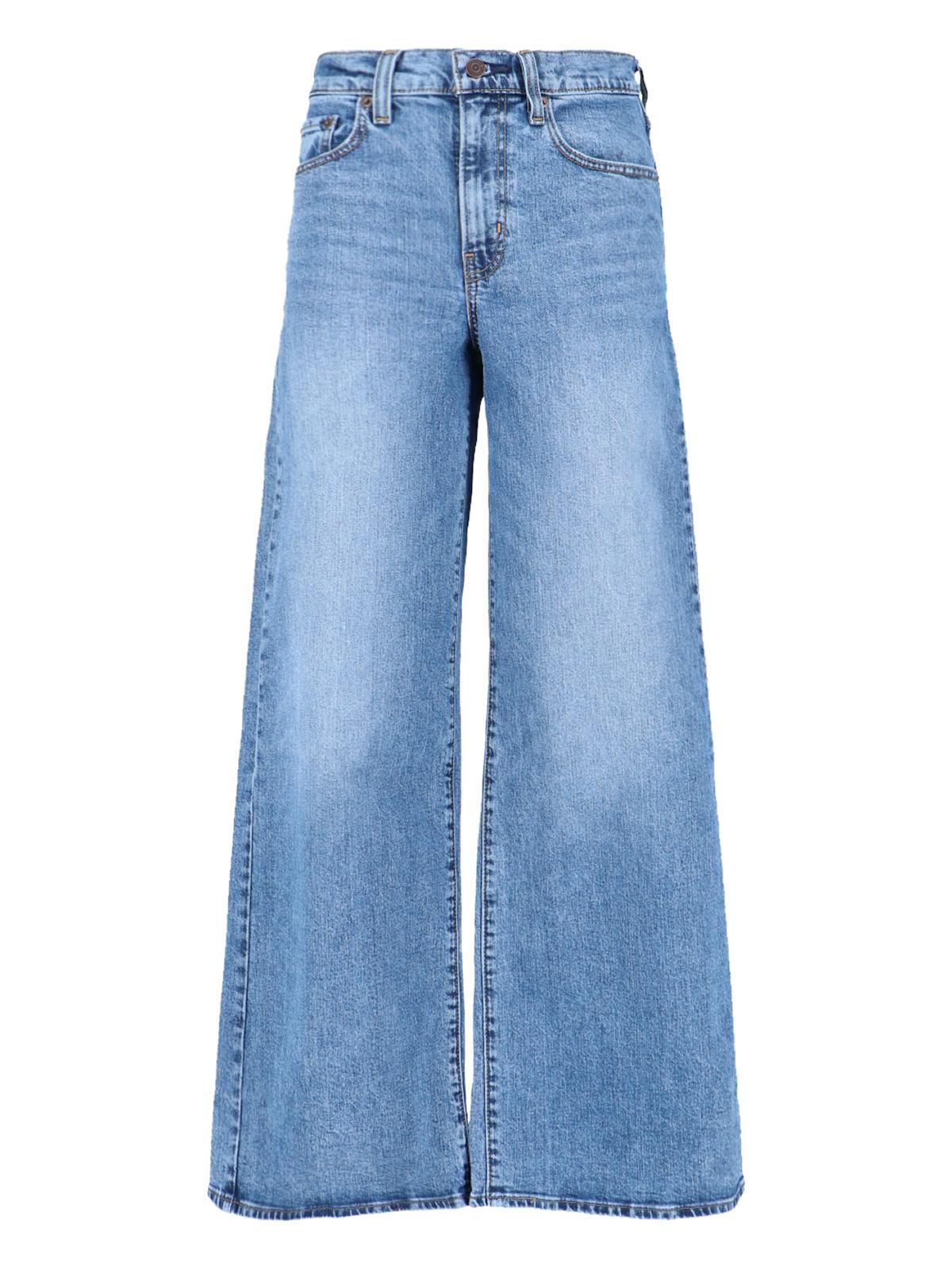 levi's strauss levis strauss jeans blue cotton ; elastane - women