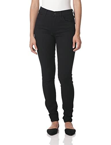 levi's women's 720 high rise super skinny jeans pants, -blackest night, 27 (us 4) s