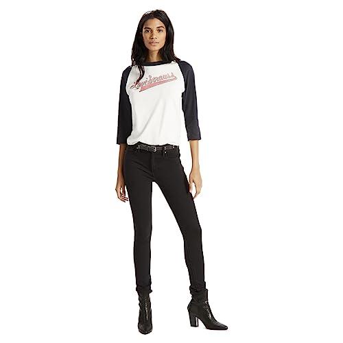 levi's women's 721 high rise skinny jeans, soft black, 30 (us 10) s