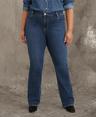 levi's women's 725 high rise bootcut jeans, lapis dark horse, 33 (us 16) m