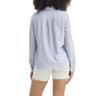 levi's women's classic button-up shirt, (new) rory stripe brunerra blue
