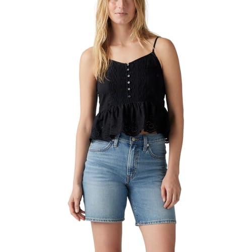 levi's women's cora blouse, (new) black anthracite