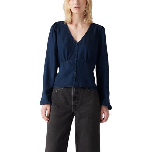 levi's women's dolores long sleeve blouse, (new) initial take