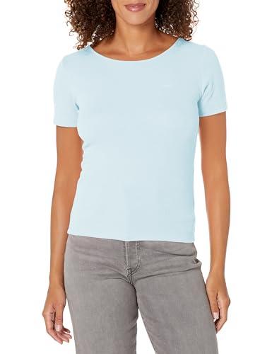 levi's women's honey shirt (also available in plus), omphalodes, large