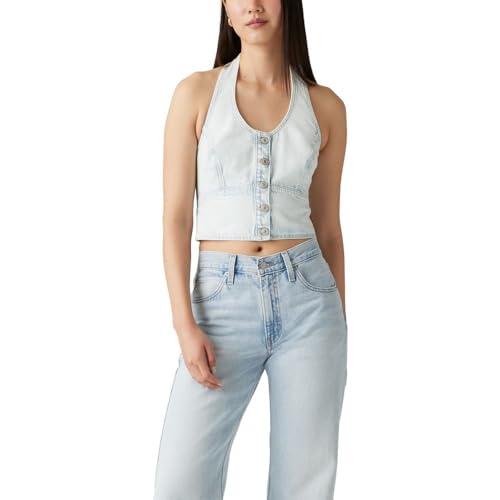 levi's women's janeesah halter top, granite state
