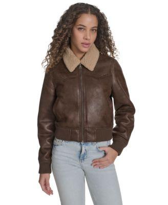 levis womens long sleeve western bomber jacket