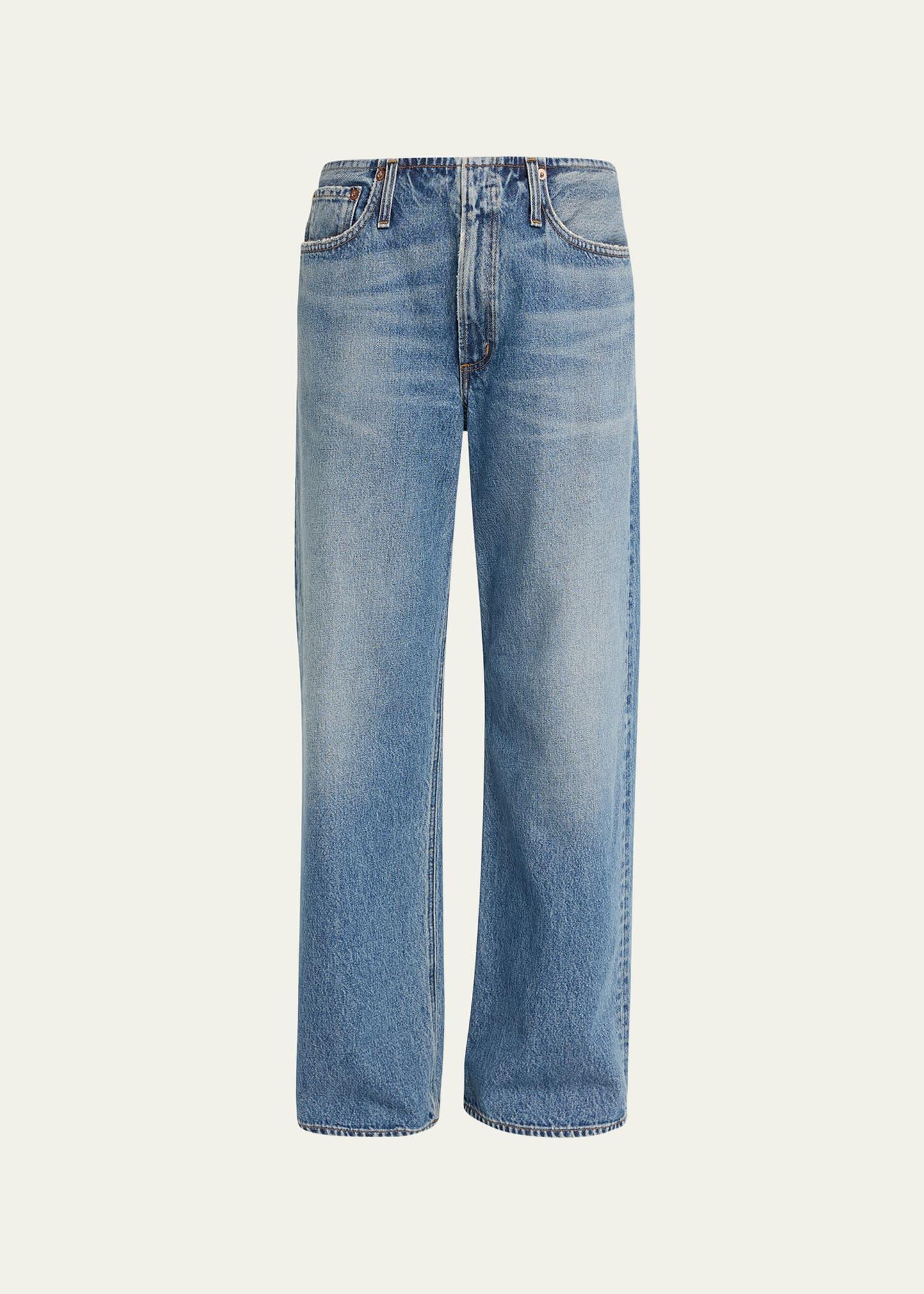 lex low-rise wide-leg jeans
