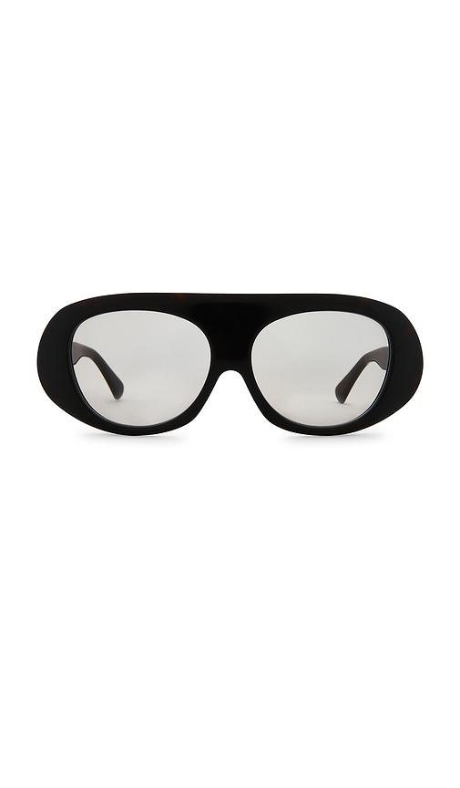 lexxola cleo sunglasses in brown.