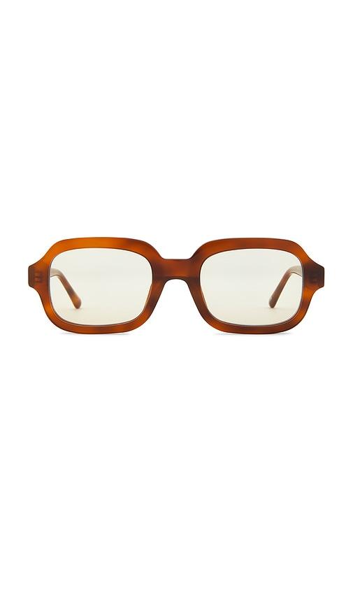 lexxola jordy sunglasses in brown.