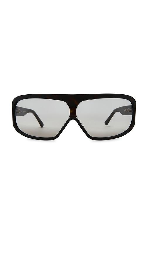lexxola skye sunglasses in brown.