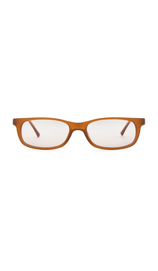 lexxola suki sunglasses in brown.