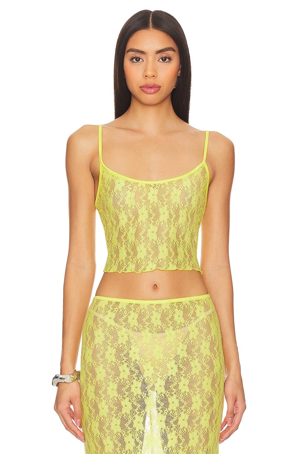 lia sheer tank top