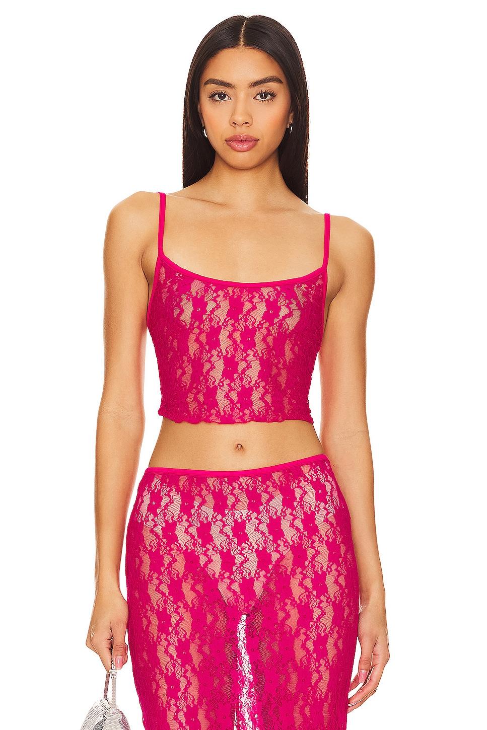 lia sheer tank top