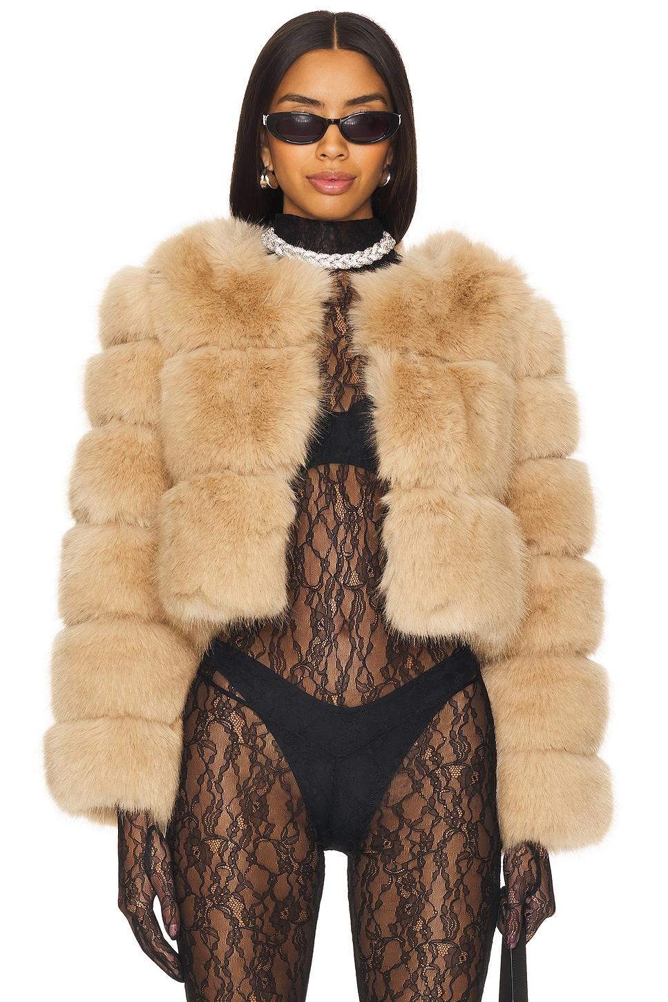 liana faux fur jacket