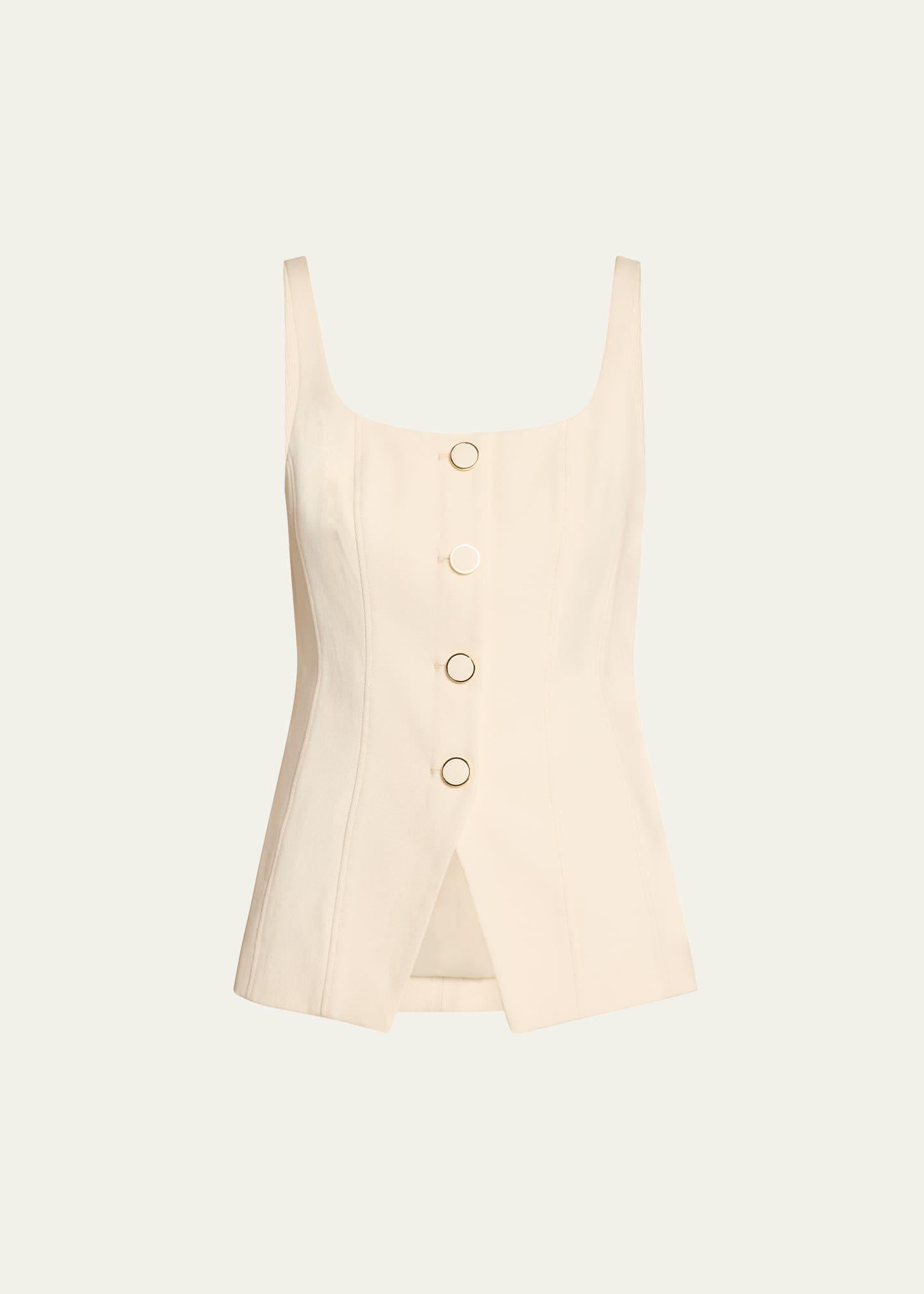 liana fitted sleeveless top