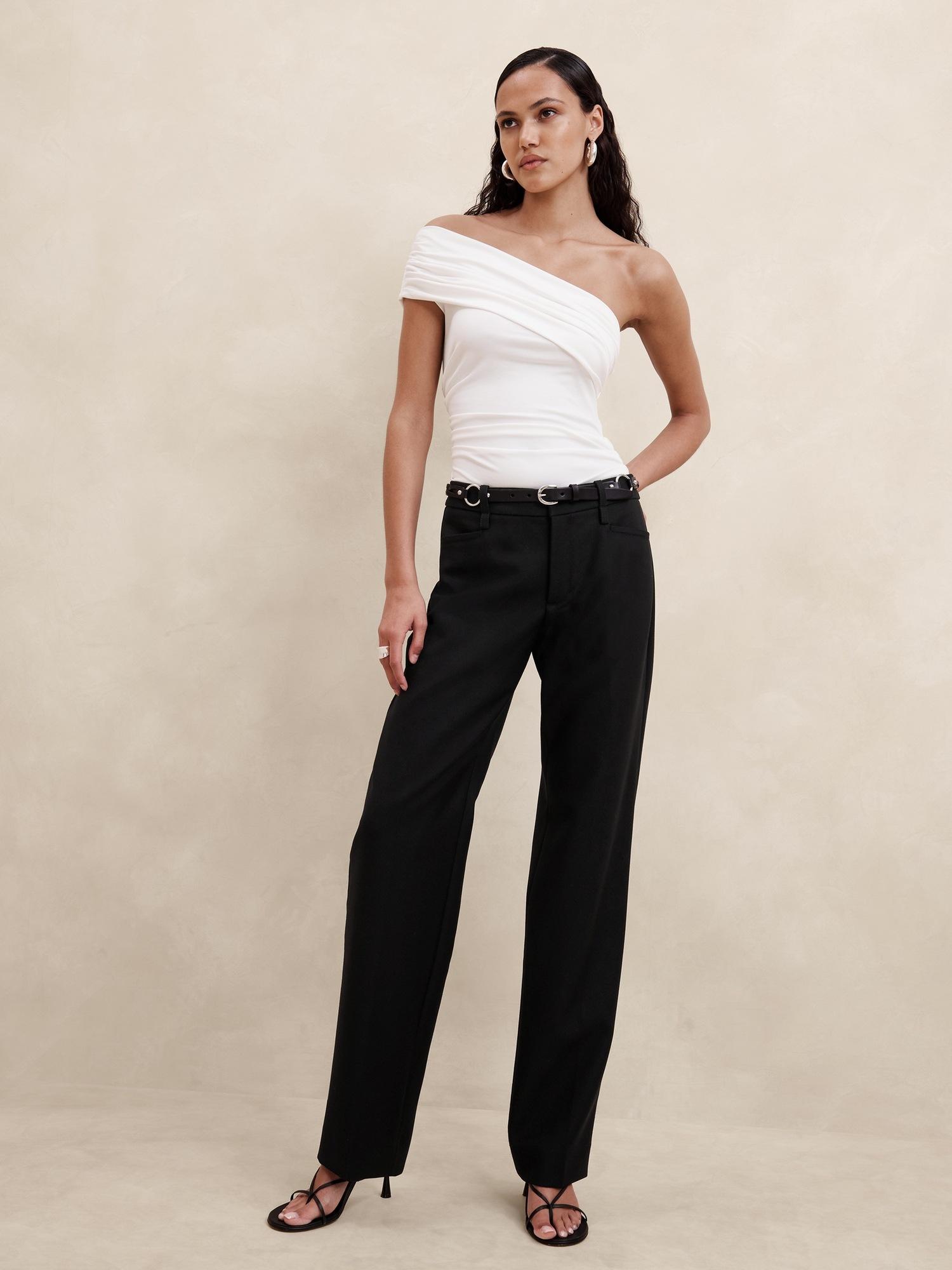 lido straight italian wool pant