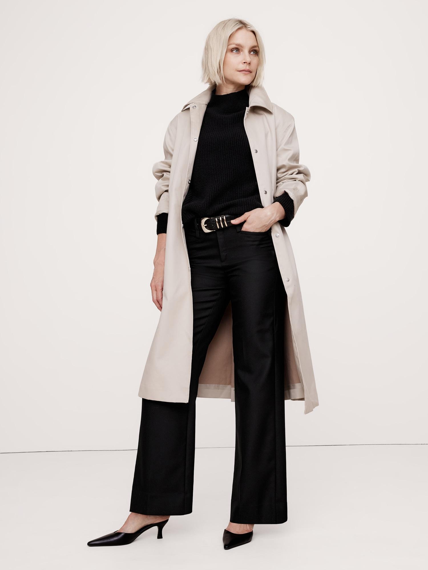 lido wide-leg italian wool pant