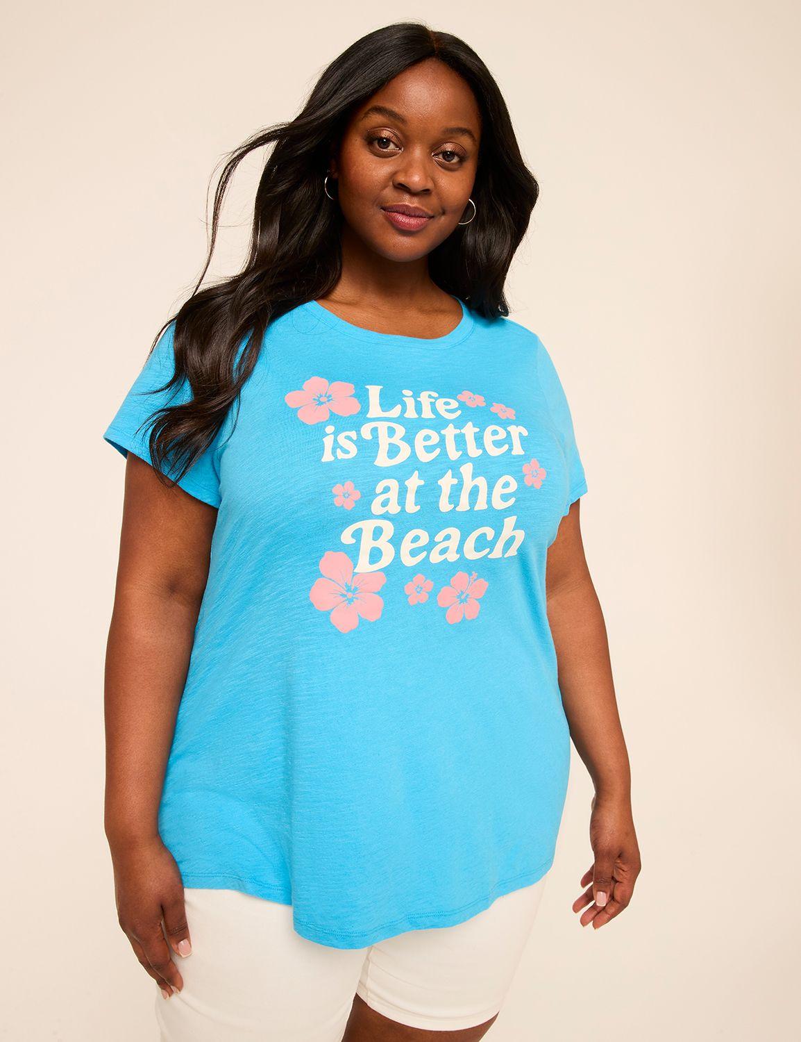 life is better at the beach graphic tee