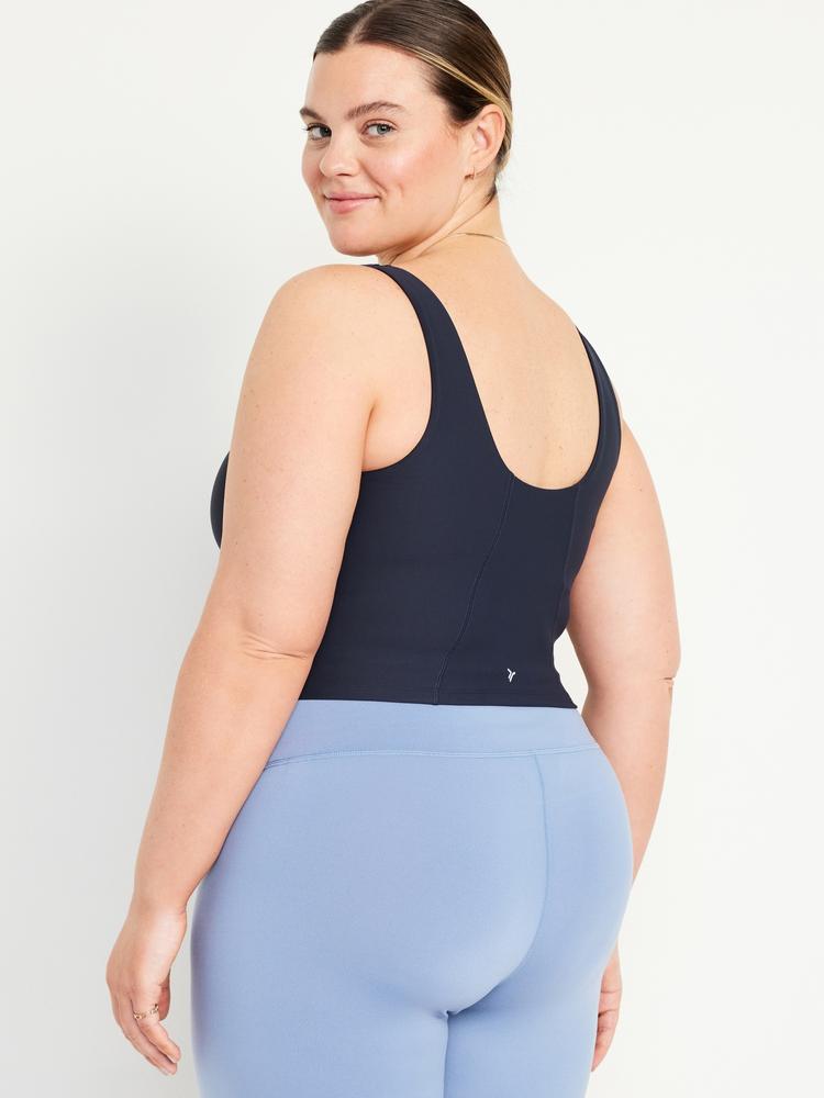 light support powersoft longline sports bra