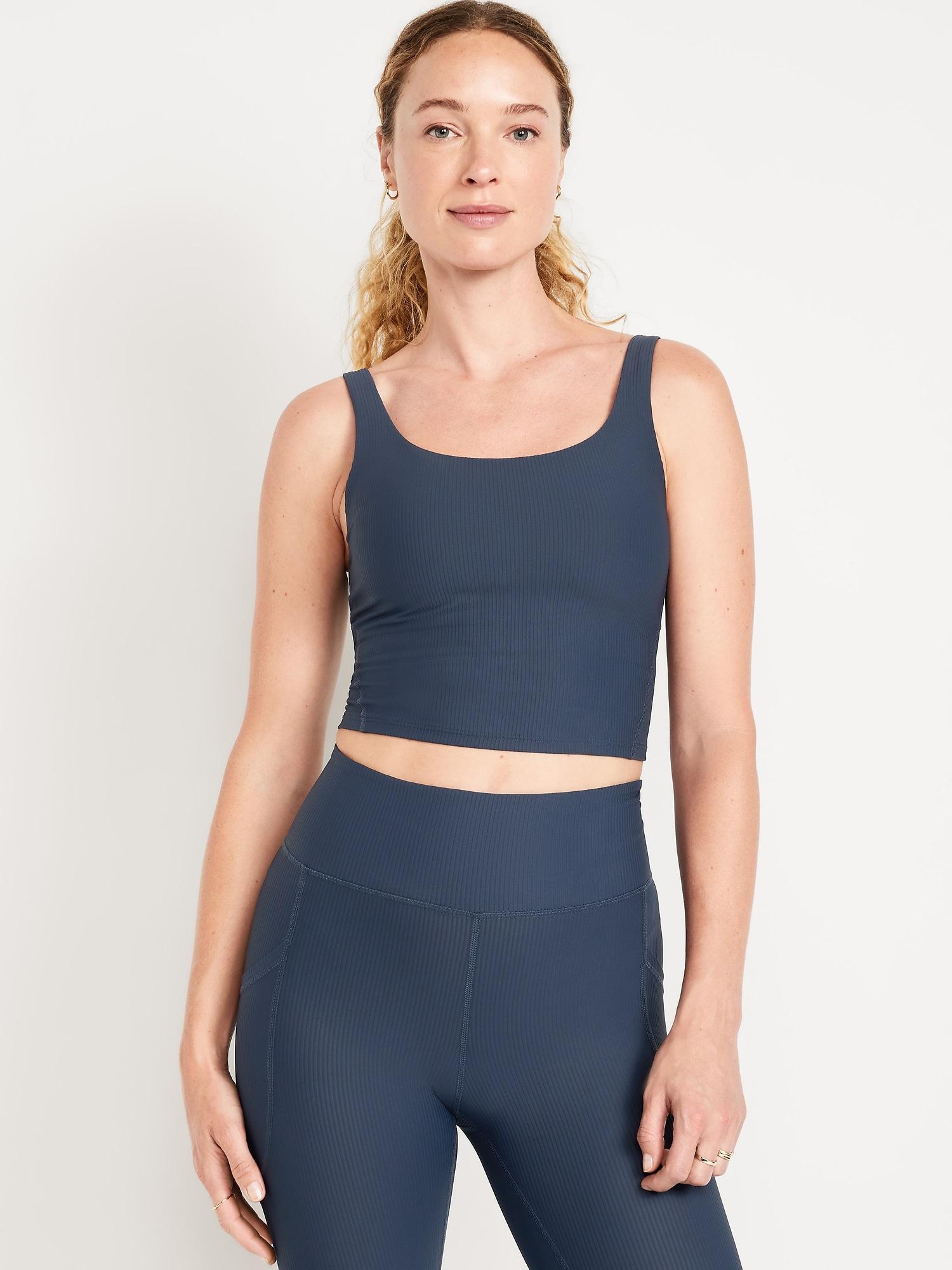 light support powersoft rib longline sports bra
