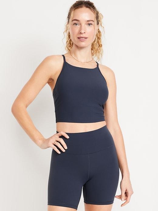 light support studiosmooth longline sports bra