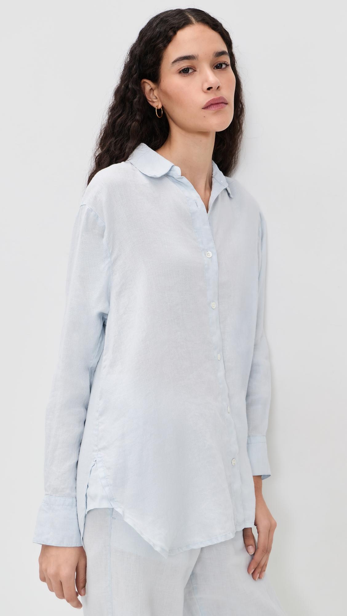 lightweight canvas linen shirt