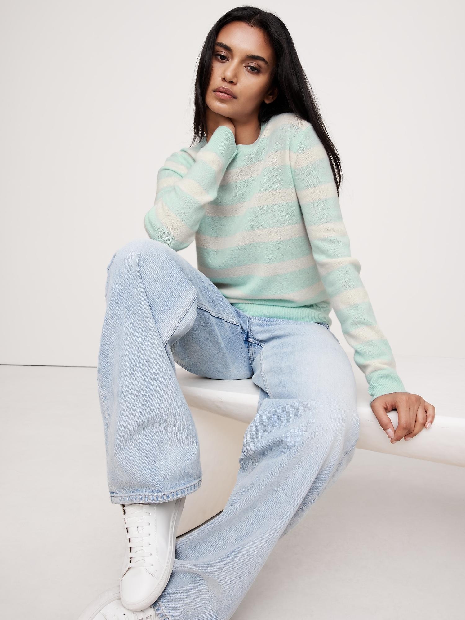 lightweight cashmere crew-neck sweater