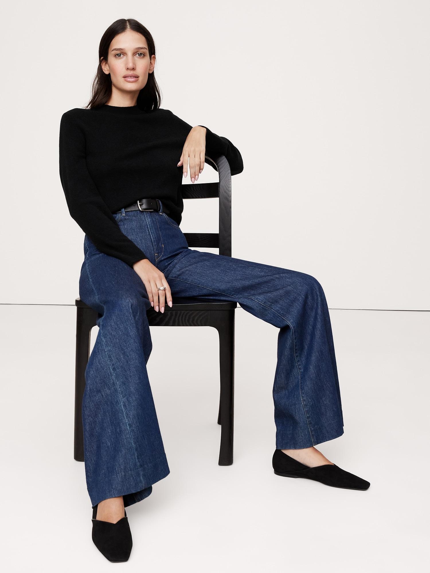lightweight cashmere crew-neck sweater