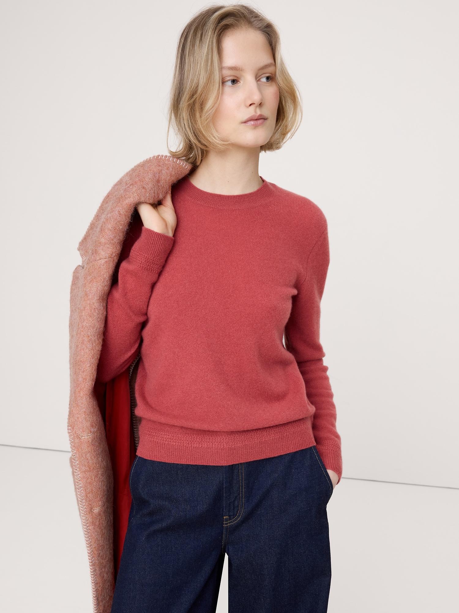 lightweight cashmere crew-neck sweater