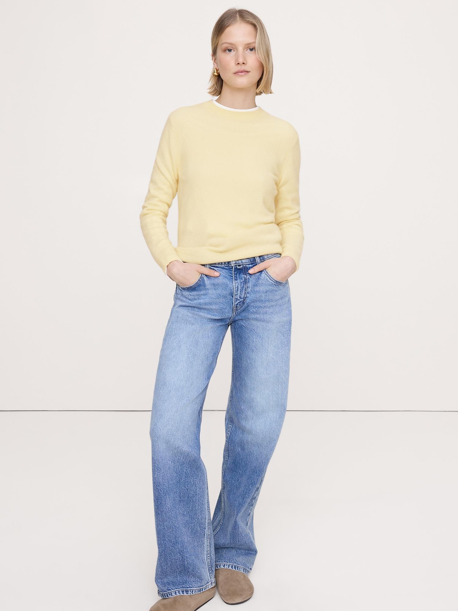 lightweight cashmere crew-neck sweater