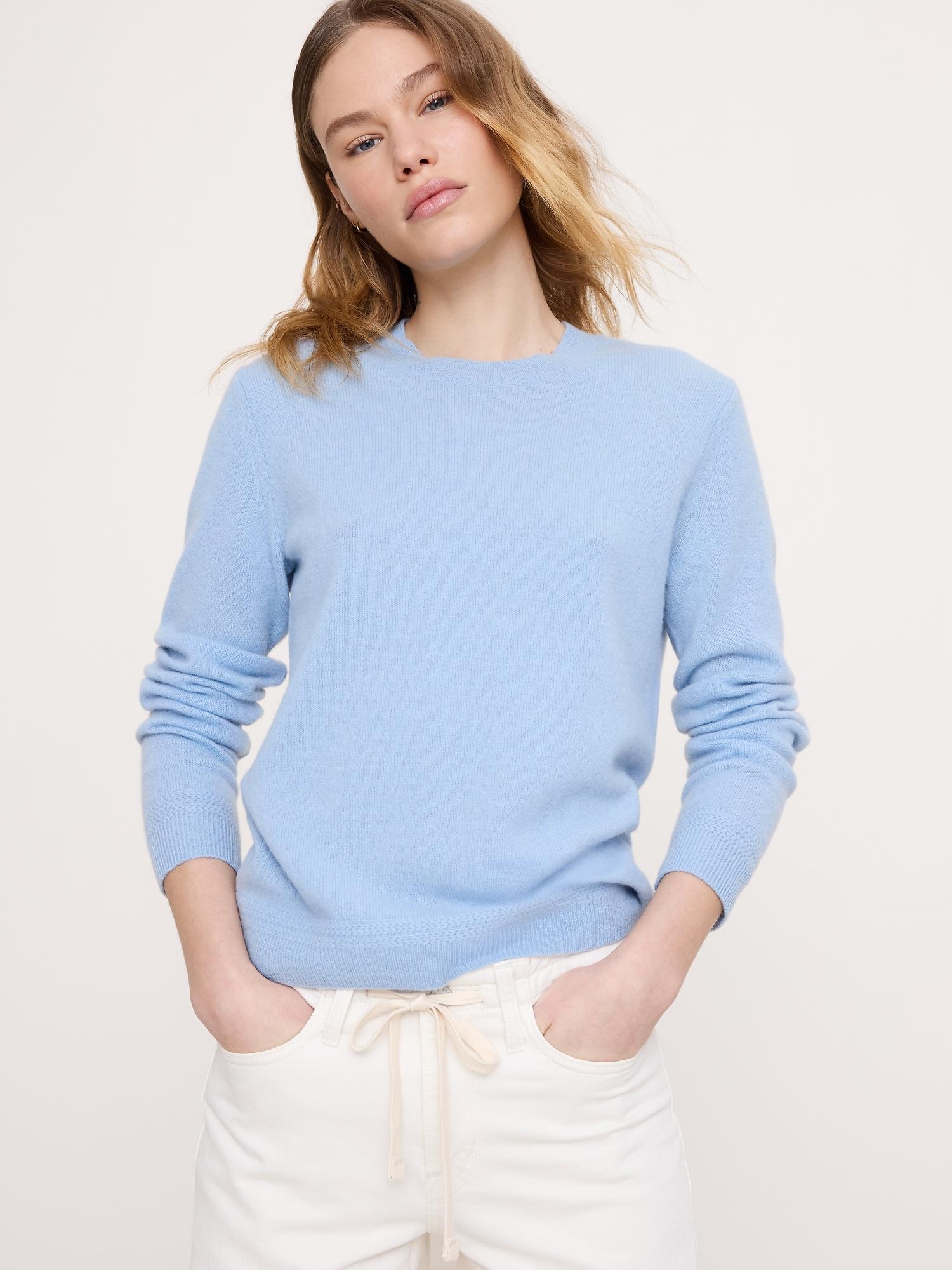 lightweight cashmere crew-neck sweater