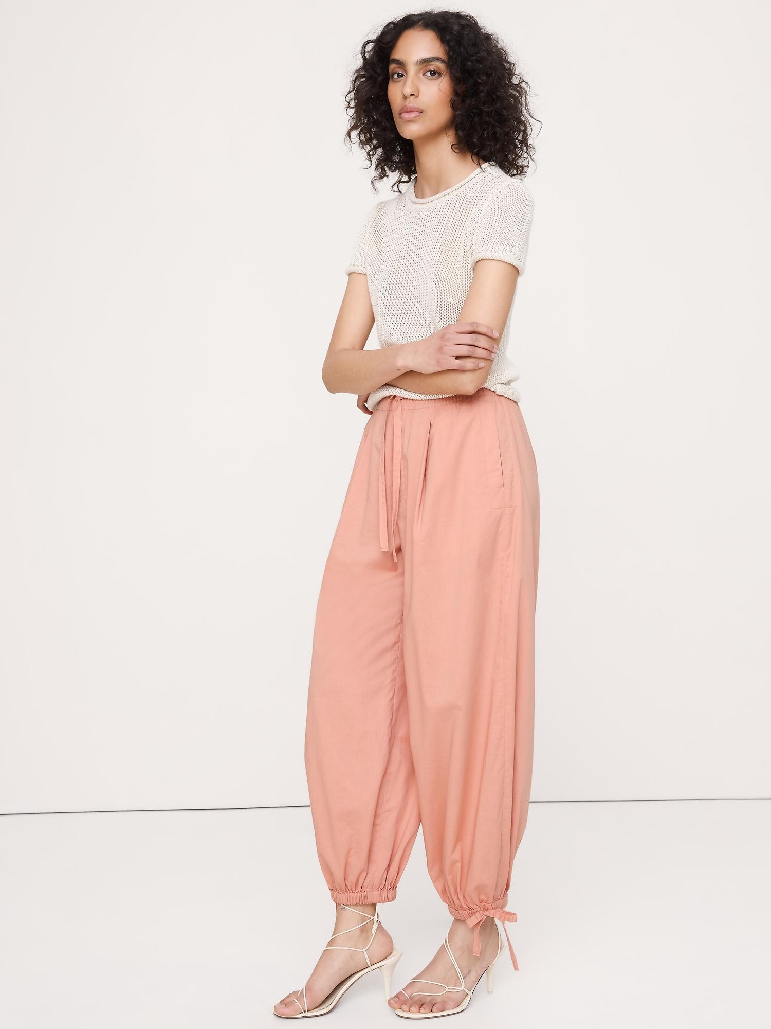 lightweight cotton balloon pant