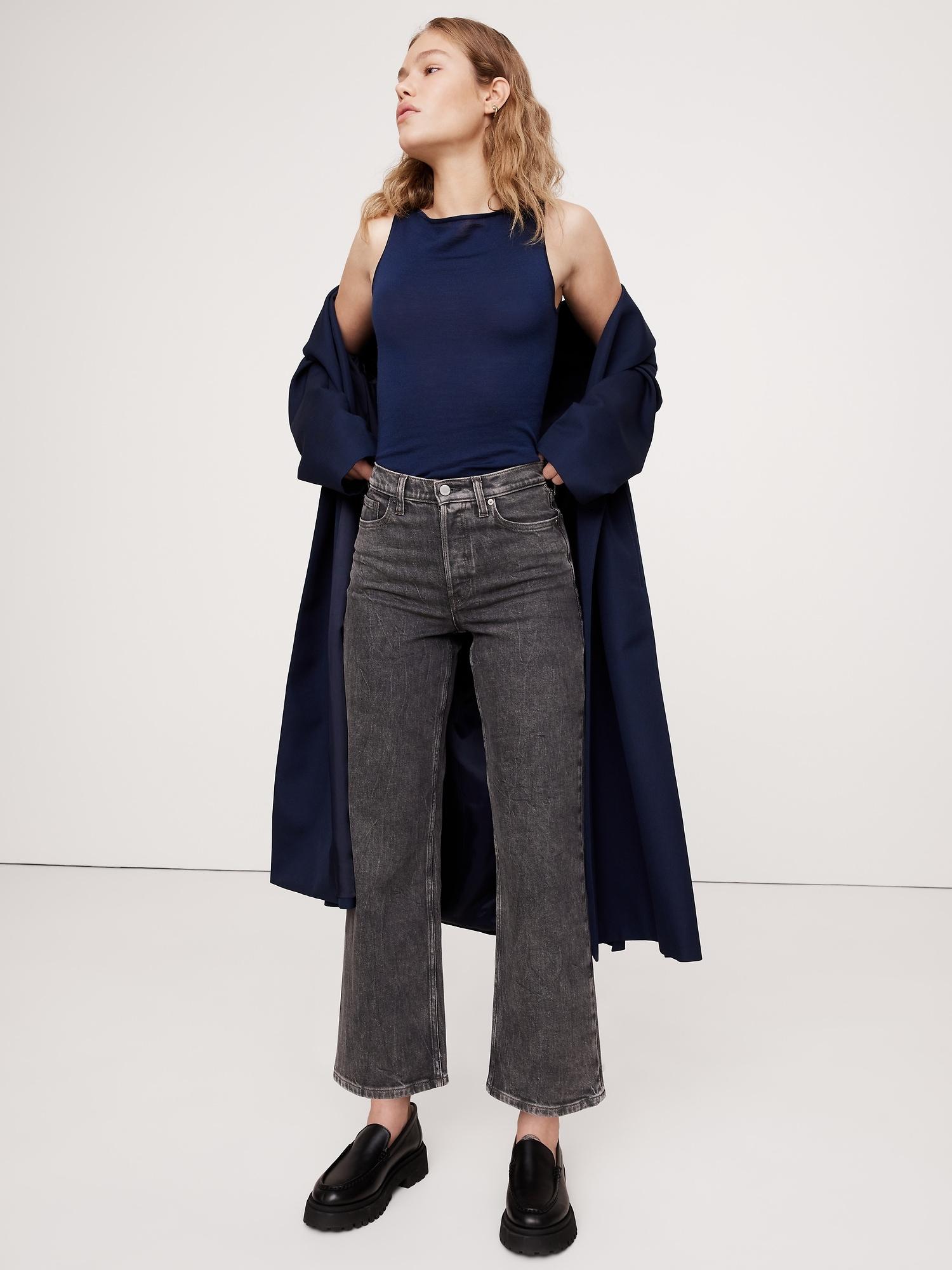 lightweight merino boat-neck tank