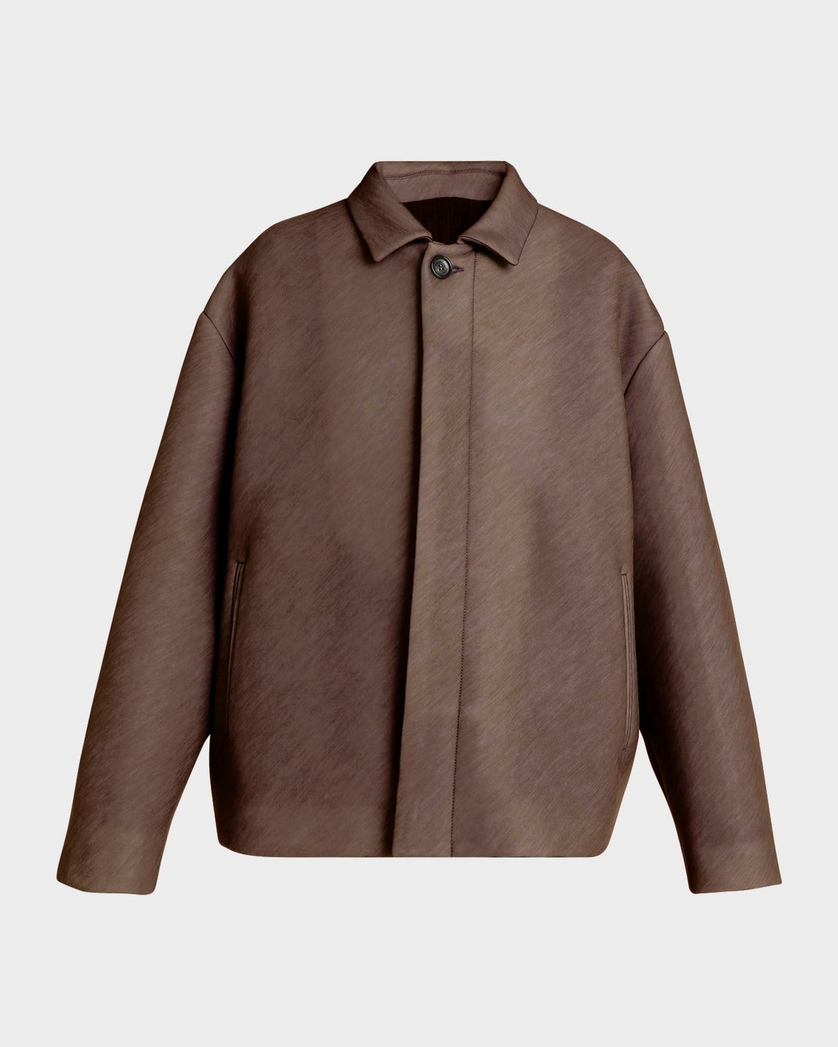 lightweight printed scuba jacket