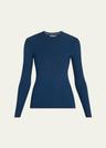 lightweight viscose rib sweater
