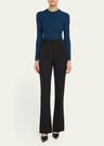 lightweight viscose rib sweater