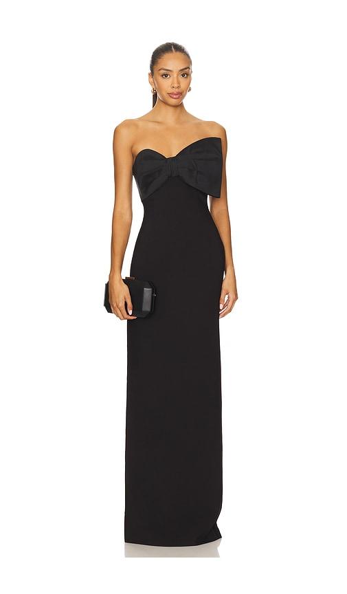 likely minka gown in black.