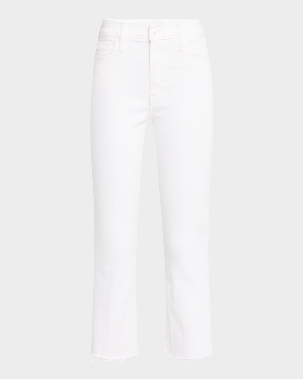 lil' insider crop step fray jeans