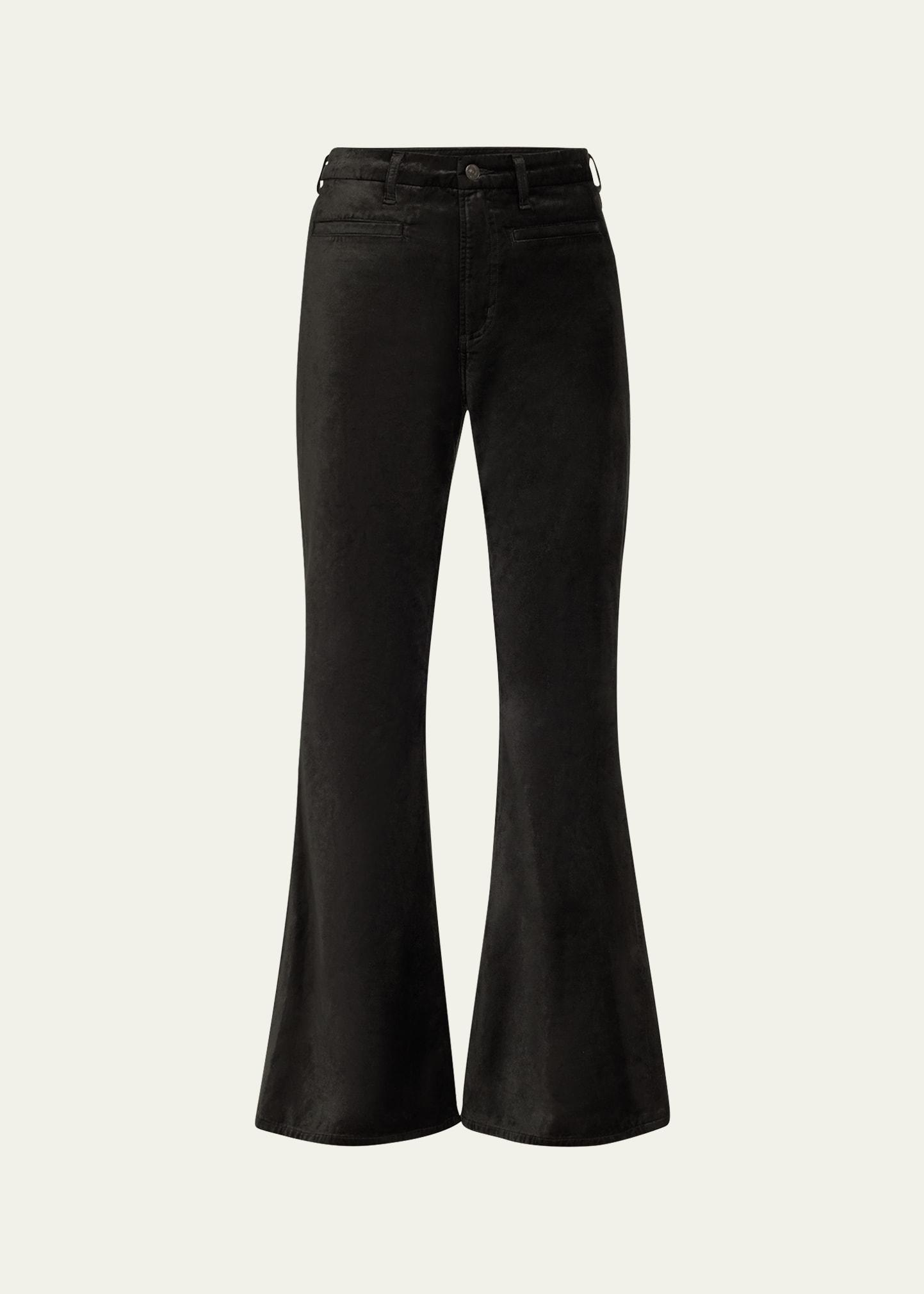 lilah flare velvet jeans