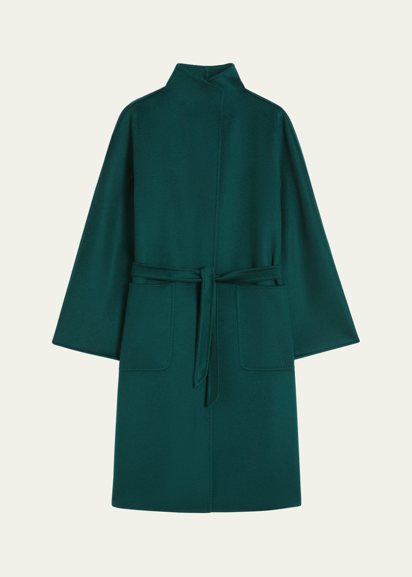 lilia cashmere wrap coat
