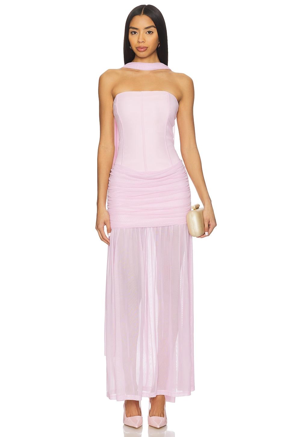 lillie corset maxi dress