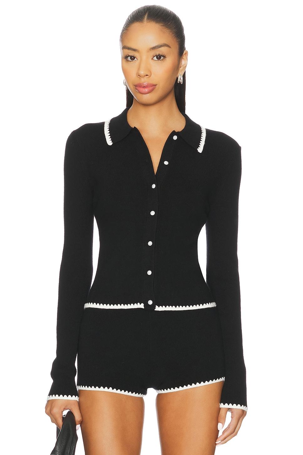 lillie polo cardigan