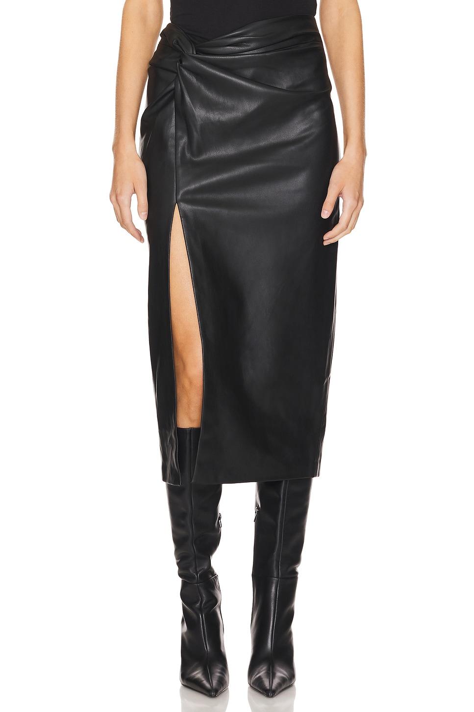 lilou twist front skirt