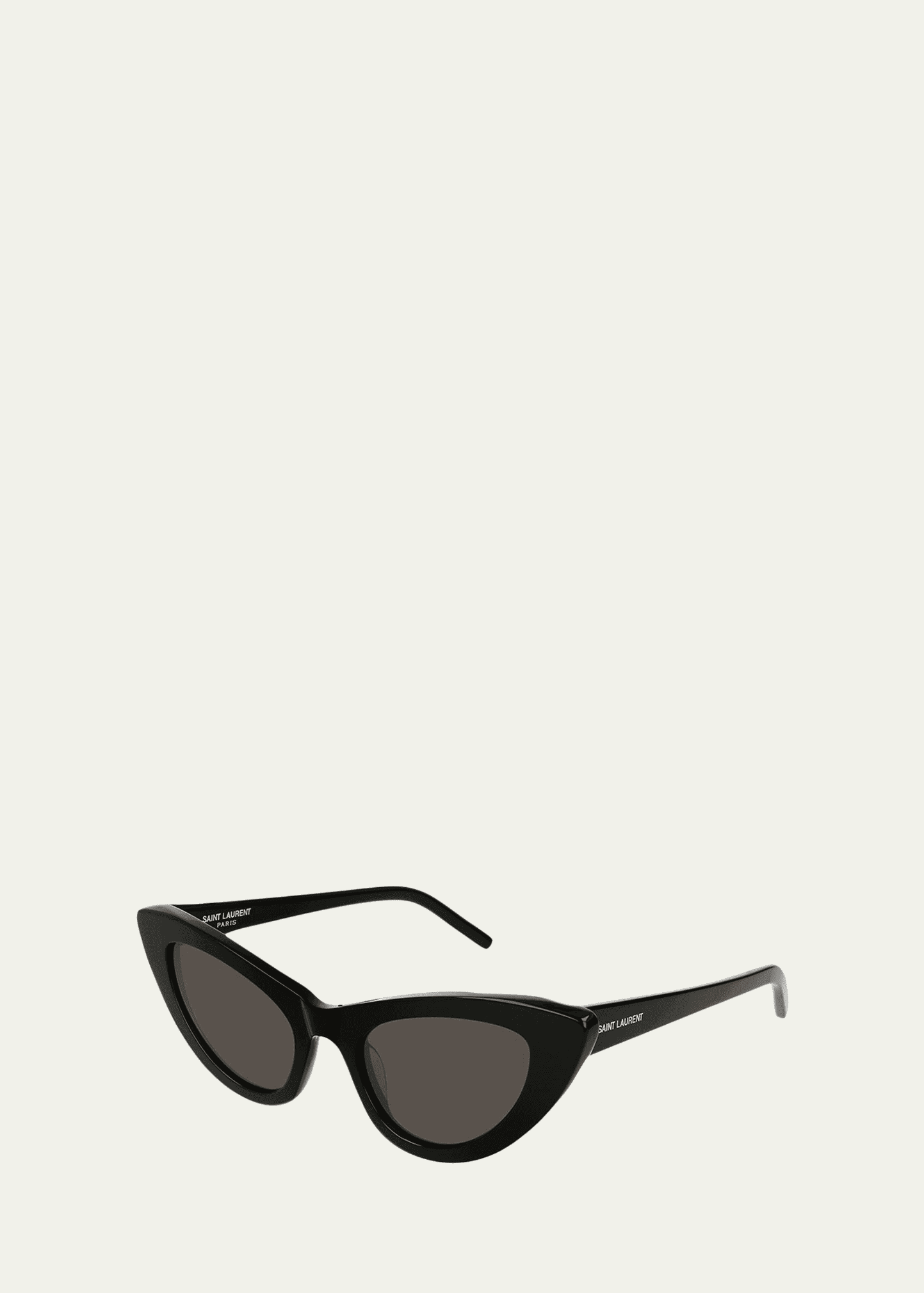 lily cat-eye acetate sunglasses, black